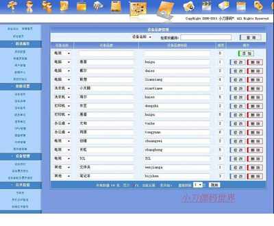 企業(yè)機(jī)關(guān)學(xué)校電腦辦公設(shè)施履歷管理系統(tǒng)XYM532 ASP+ACC
